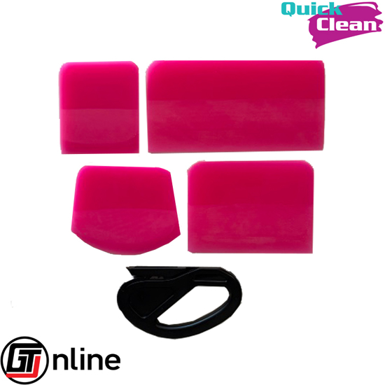 تصویر از ست کاردک اجرای PPF و تیغه برش در 4 سایز